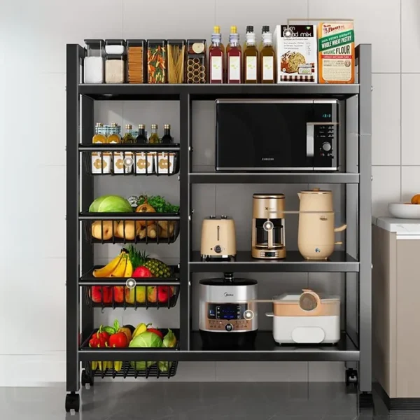 RACK METALICO MUEBLE MULTIUSOS COCINA MICROONDAS ORGANIZADOR